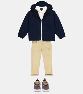 Portland hooded shell jacket in blue - Polo Ralph Lauren Kids