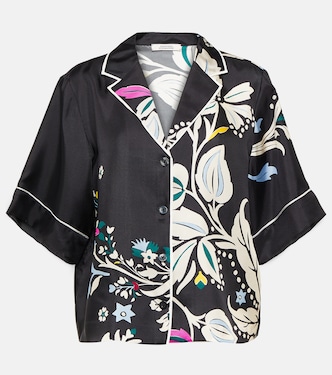 Floral silk shirt | Dorothee Schumacher
