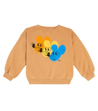 Printed cotton sweatshirt | Bobo Choses
