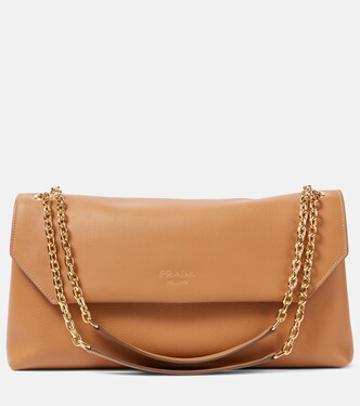 Borsa a spalla Medium in suede | Prada