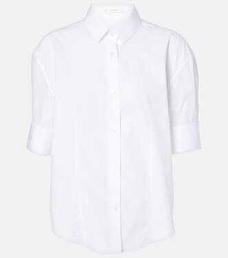 Carpazi cotton poplin shirt | The Row