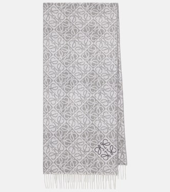 Anagram wool and cashmere scarf | Loewe