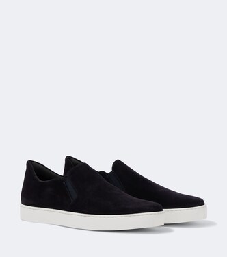 Nadores suede slip-on sneakers | Manolo Blahnik
