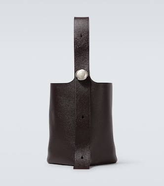 Pebble Large leather bucket bag | Loewe