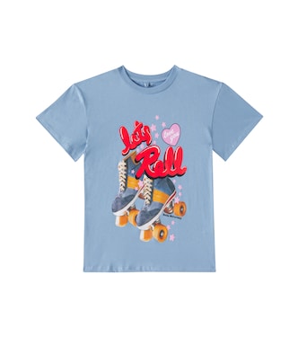 Printed cotton jersey T-shirt | Stella McCartney Kids