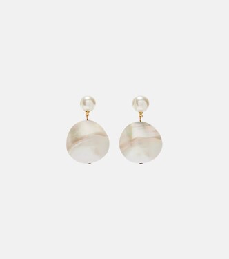 Nerine mother-of-pearl drop earrings | Jennifer Behr