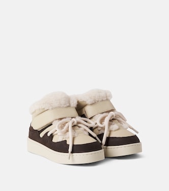 Ankle Boots Sicco mit Veloursleder und Shearling | Donsje