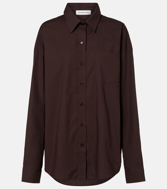 Ornella oversized cotton shirt | The Frankie Shop