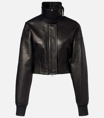 Ossido leather blouson jacket | Sportmax