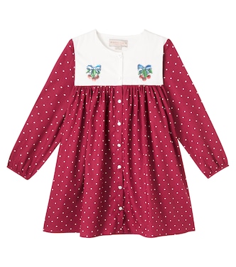 Muna polka-dot sequined cotton dress | Konges Sløjd