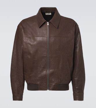 Leather bomber jacket | Frame