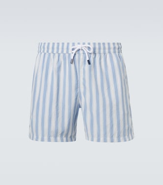 Badeshorts Madeira aus Seersucker | Fedeli