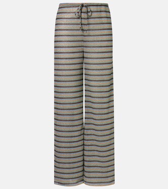 Lumière striped wide-leg pants | Oséree