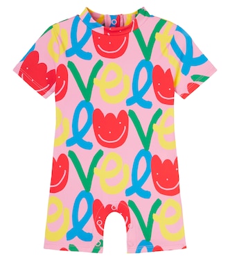 Baby printed rashguard swimsuit | Stella McCartney Kids