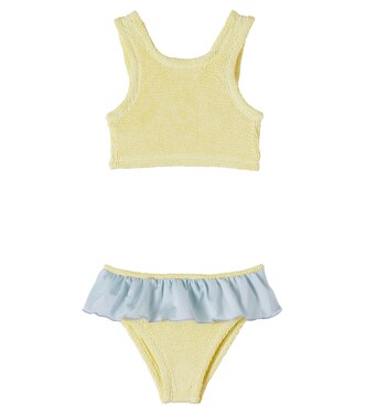 Olive ruffled bikini | Hunza G Kids