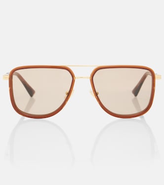 Metal Combi aviator sunglasses | Bottega Veneta