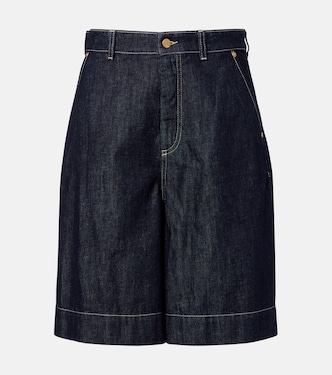 Quadro denim Bermuda shorts | 'S Max Mara