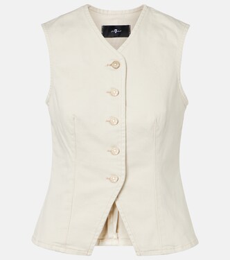 Lady denim vest | 7 For All Mankind