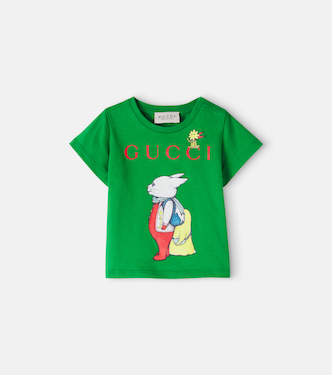 Baby bedrucktes T-Shirt aus Baumwoll-Jersey | Gucci Kids