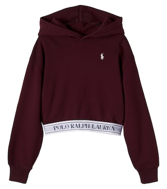 Felpa con cappuccio in misto cotone con logo | Polo Ralph Lauren Kids