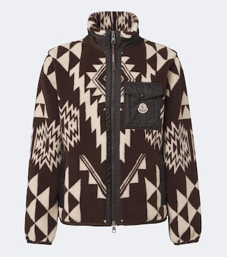Printed fleece jacket | Moncler