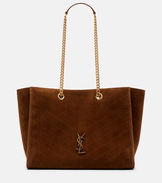 Tote Bag Niki Large aus Veloursleder | Saint Laurent