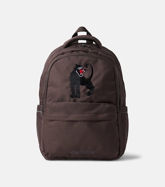 Patch-appliqué backpack | Mini Rodini