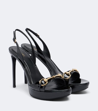 Sandalias Donna de charol con plataforma | Gucci