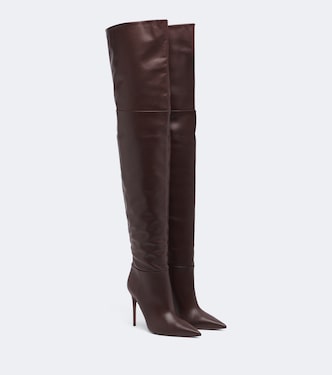 Overknee-Stiefel Vera aus Leder | Paris Texas