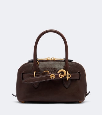 Aventure Mini leather top-handle bag | Miu Miu