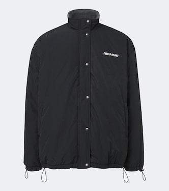 Logo technical jacket | Miu Miu