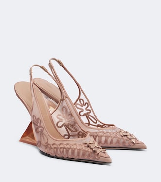 Cheope embroidered slingback pumps | The Attico