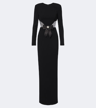 Aurelia embellished lace-trimmed gown | Rebecca Vallance