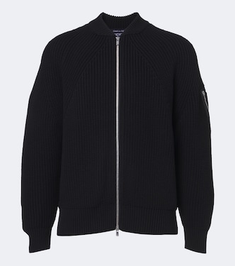 Wool zip-up cardigan | Comme des Garçons Homme