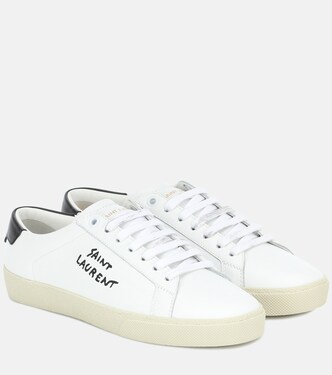 Court Classic SL/06 leather sneakers | Saint Laurent