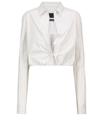 Cropped-Bluse Ludovica aus Popeline | Rta