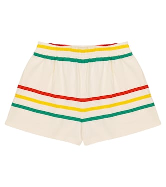 Poodle striped cotton shorts | The Animals Observatory