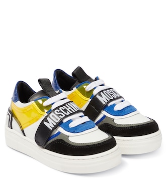 Logo paneled sneakers | Moschino Kids