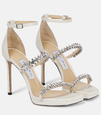 Bing 105 crystal-embellished sandals | Jimmy Choo