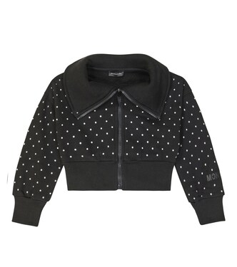 Studded jersey sweatshirt | Monnalisa