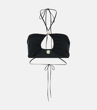 Beaded bandeau bikini top | Magda Butrym