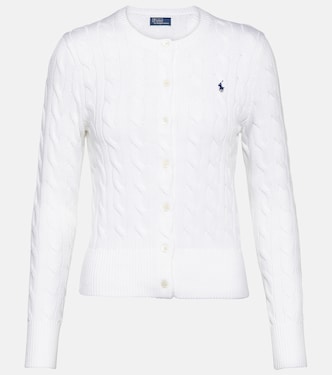 Cardigan en maille torsadée de coton | Polo Ralph Lauren