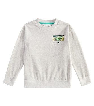 Cotton-blend terry sweatshirt | Scotch & Soda Kids