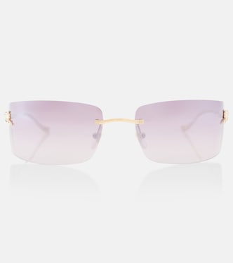 Panthère De Cartier rectangular sunglasses | Cartier Eyewear Collection