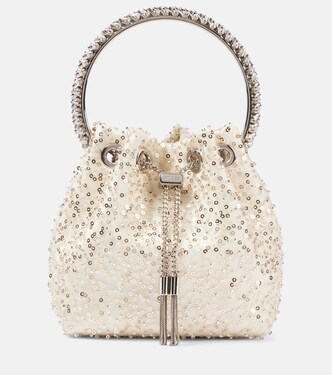 Bon Bon embellished bucket bag | Jimmy Choo