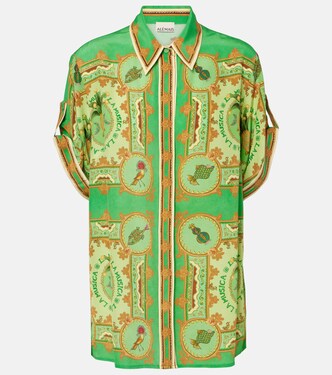 La Musica printed silk shirt | Alémais