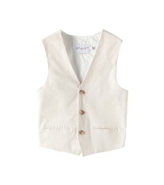 Angus cotton-blend vest | Bonpoint
