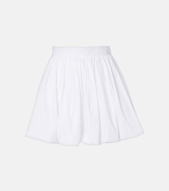 Cotton poplin miniskirt | Patou