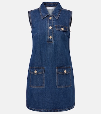 Minikleid aus Denim | Self-Portrait