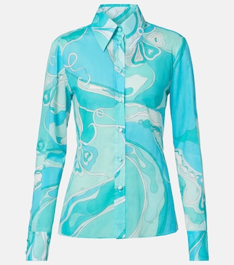 Orchidee cotton shirt | Pucci